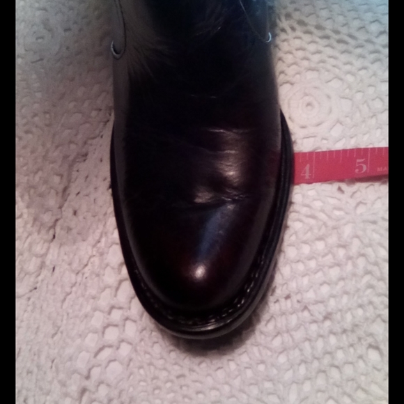 Crown by Born Brown Crinkle Leather Boots NWOT Size 5 - Picture 7 of 12